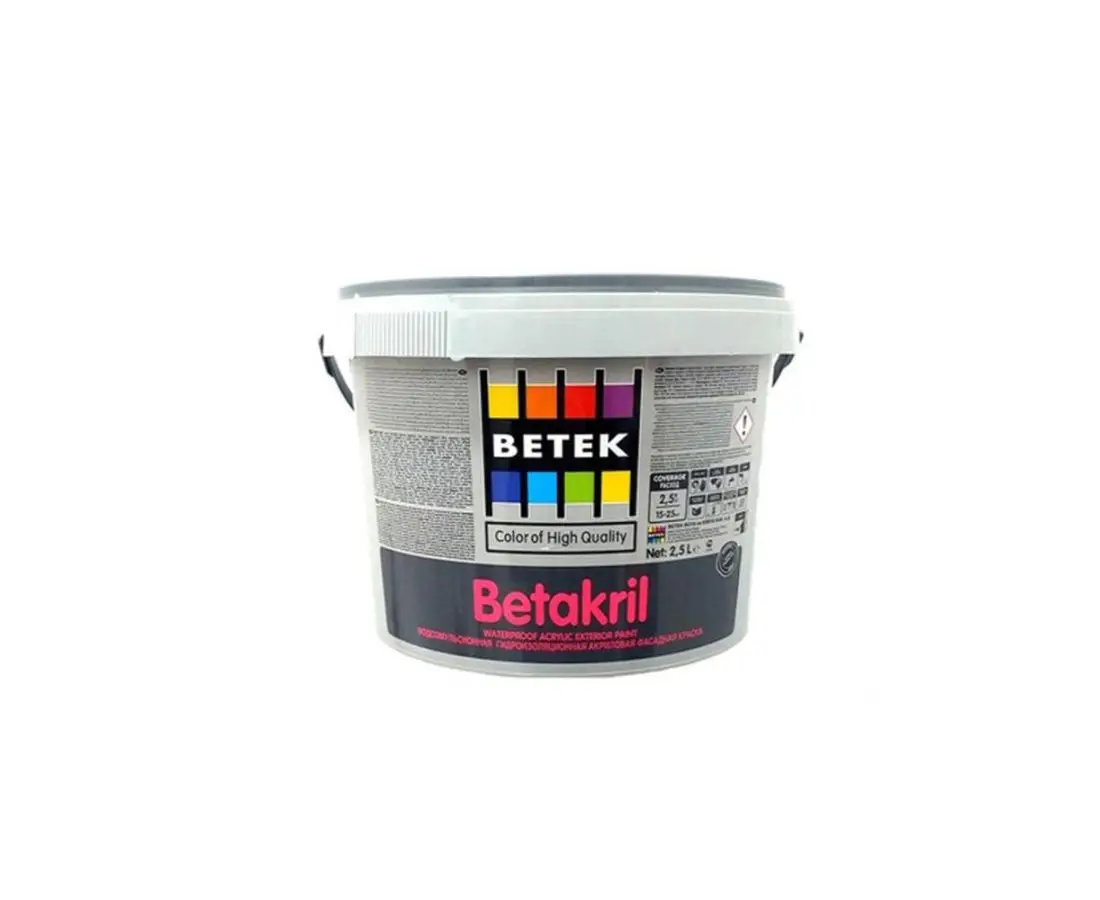 ფასადის წყალემულსია "Beta Krill" 15ლტ თეთრი — ექსტერიერის საღებავი
